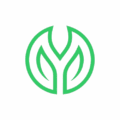 Circle leaf nature m letter logo removebg preview